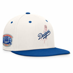 Los Angeles Dodgers Fanatics Unit Fitted Hat - Cream/Royal - Fanatics Online