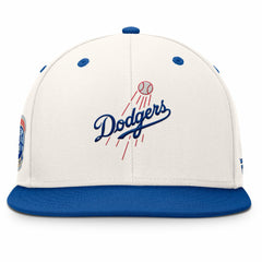 Los Angeles Dodgers Fanatics Unit Fitted Hat - Cream/Royal - Fanatics Online