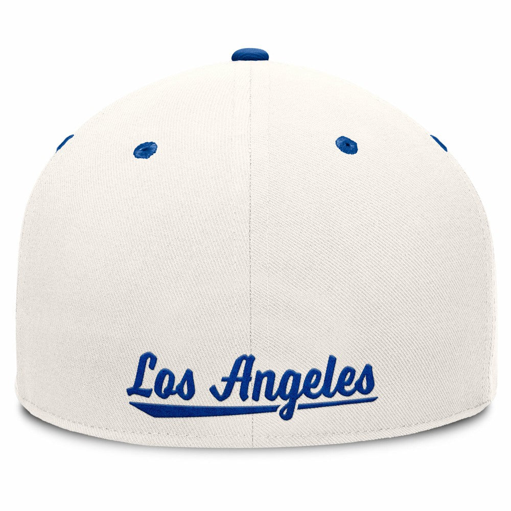 Los Angeles Dodgers Fanatics Unit Fitted Hat - Cream/Royal - Fanatics Online