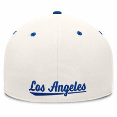 Los Angeles Dodgers Fanatics Unit Fitted Hat - Cream/Royal - Fanatics Online