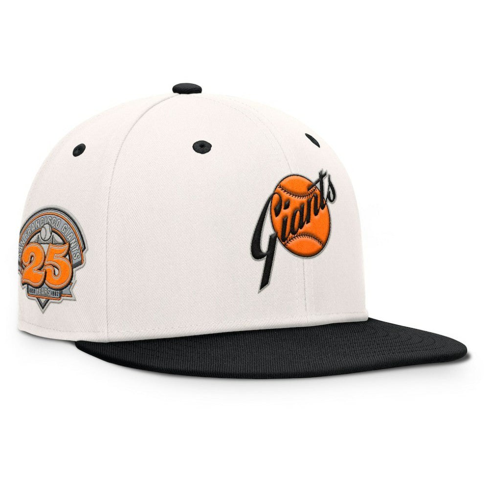 San Francisco Giants Fanatics Unit Fitted Hat - Cream/Black - Fanatics on Sale