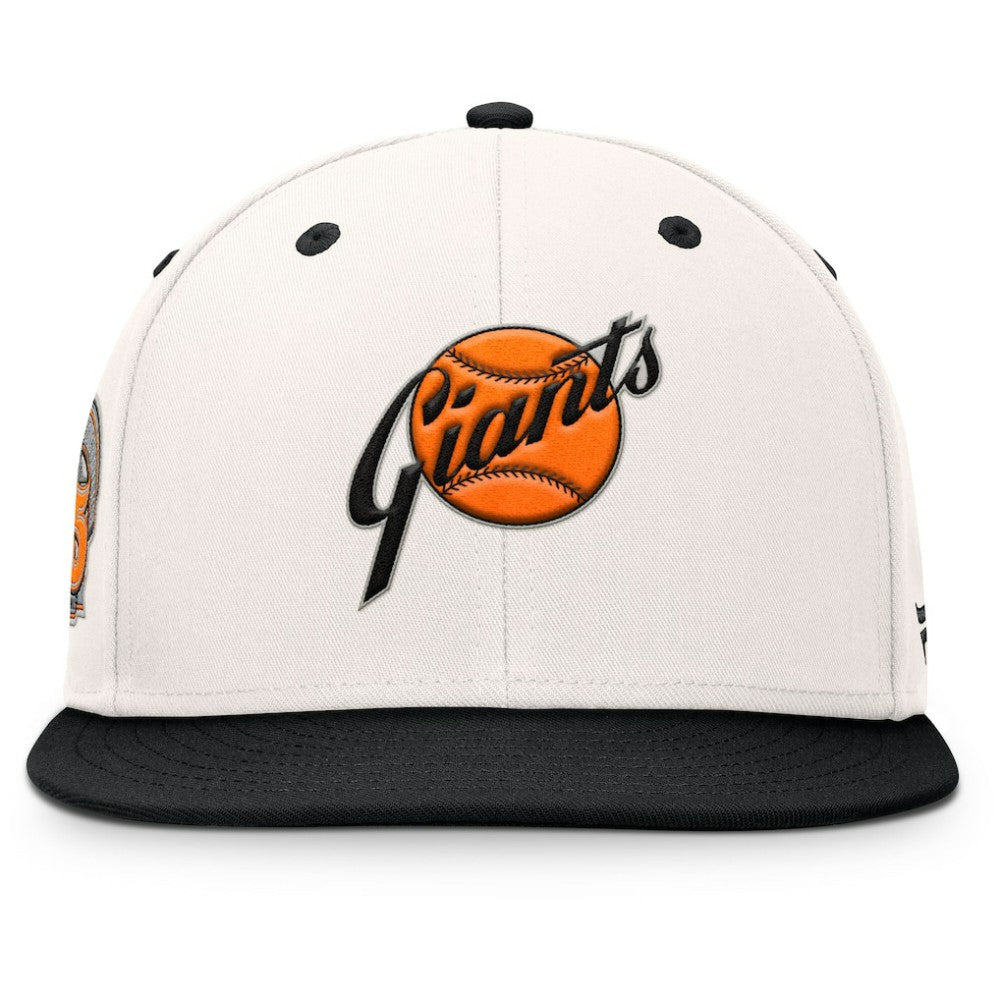San Francisco Giants Fanatics Unit Fitted Hat - Cream/Black - Fanatics on Sale