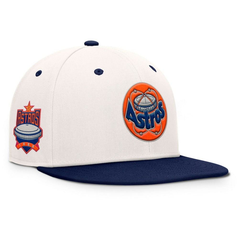 Houston Astros Fanatics Unit Fitted Hat - Cream/Navy - Fanatics on Sale