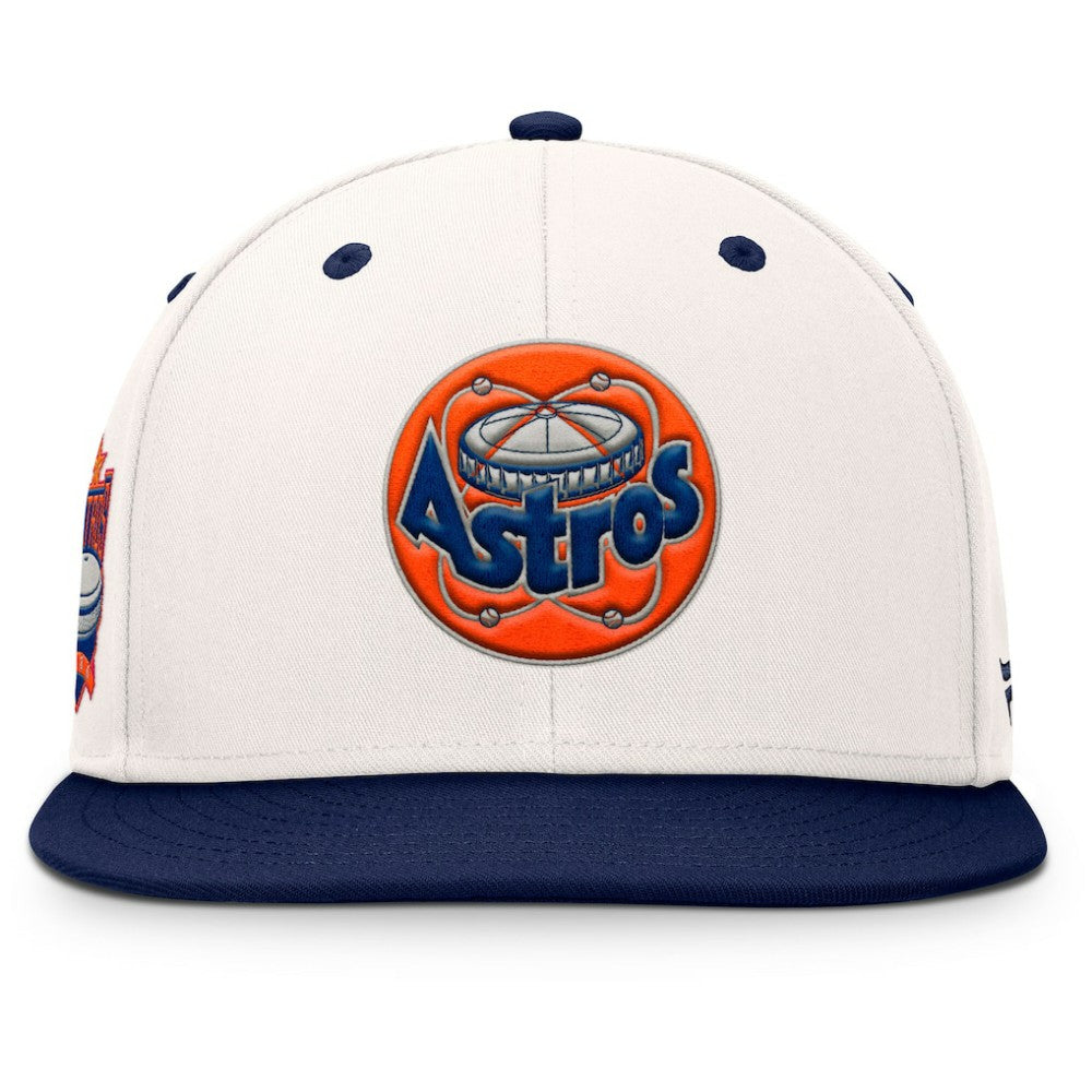 Houston Astros Fanatics Unit Fitted Hat - Cream/Navy - Fanatics on Sale