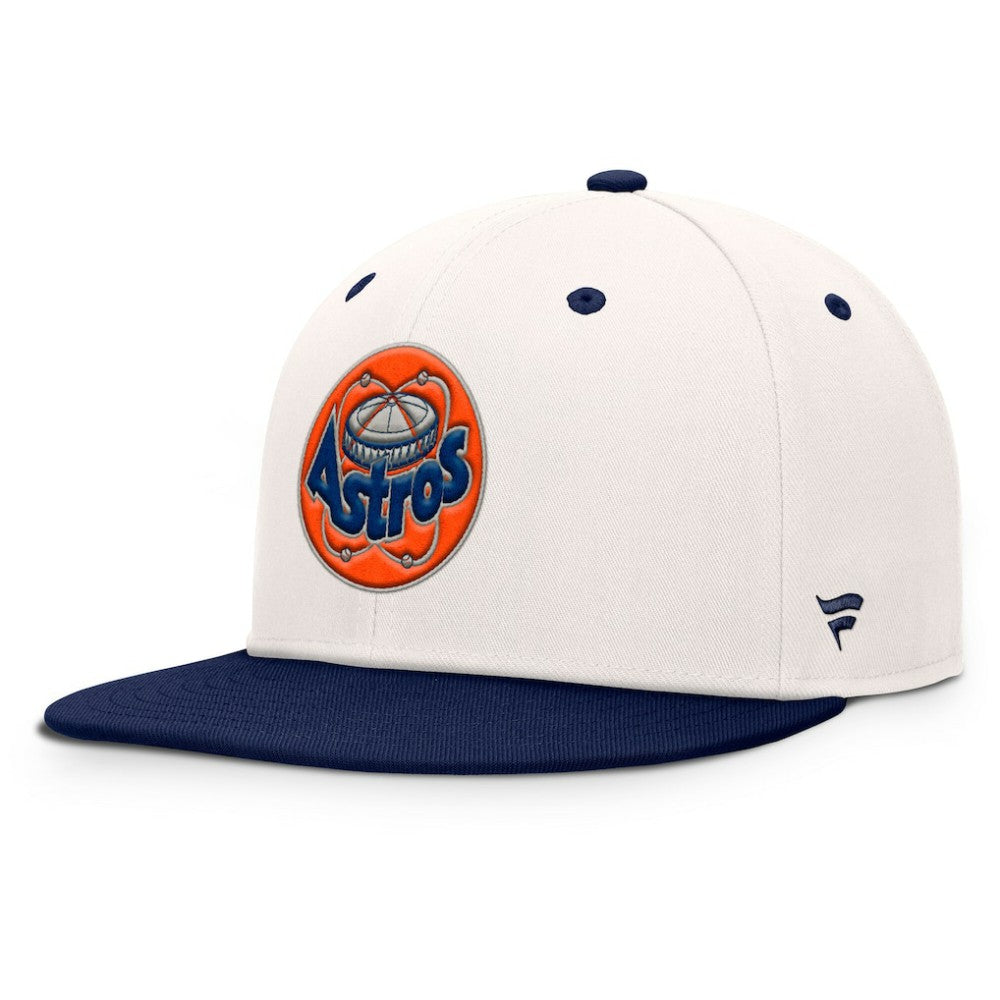 Houston Astros Fanatics Unit Fitted Hat - Cream/Navy - Fanatics on Sale