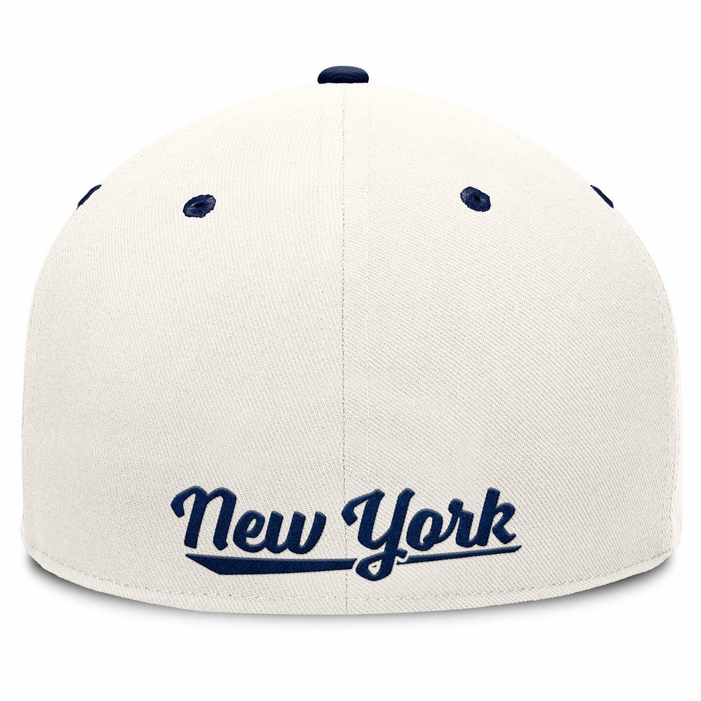 New York Yankees Fanatics Unit Fitted Hat - Cream/Navy - Fanatics Sale
