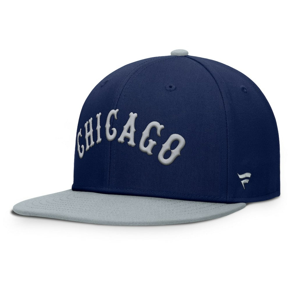 Chicago White Sox Fanatics Yard Fitted Hat - Navy/Gray - Fanatics Discount