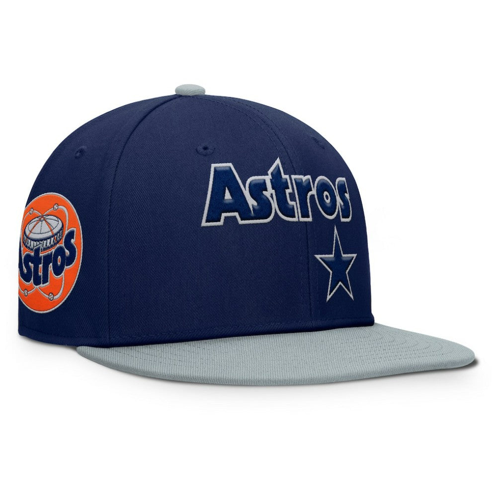 Houston Astros Fanatics Yard Fitted Hat - Navy/Gray - Fanatics on Sale