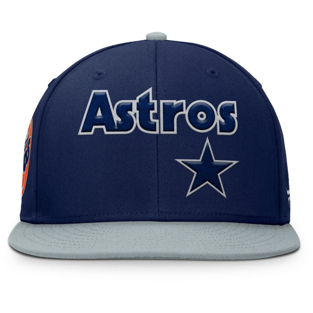 Houston Astros Fanatics Yard Fitted Hat - Navy/Gray - Fanatics on Sale