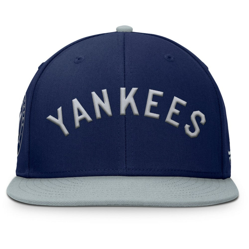 New York Yankees Fanatics Yard Fitted Hat - Navy/Gray - Fanatics on Sale