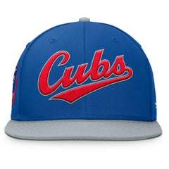 Chicago Cubs Fanatics Yard Fitted Hat - Royal/Gray - Fanatics Sale