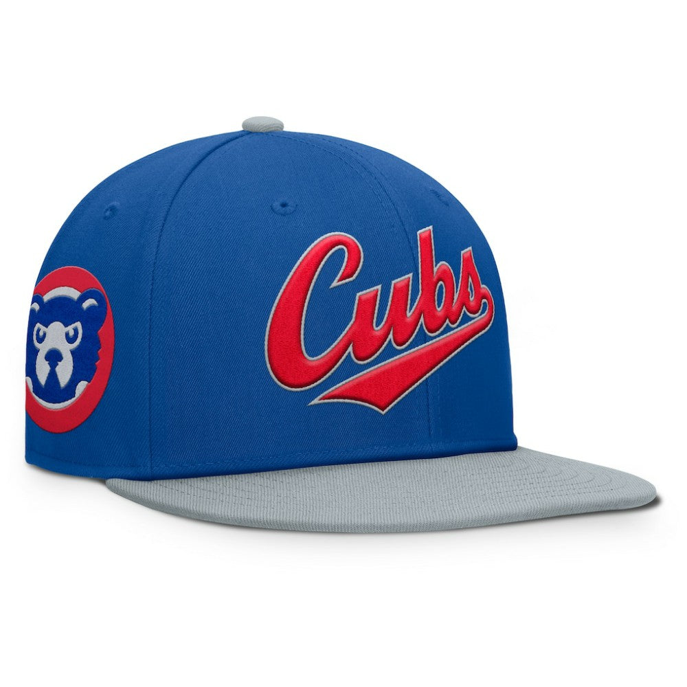 Chicago Cubs Fanatics Yard Fitted Hat - Royal/Gray - Fanatics Sale