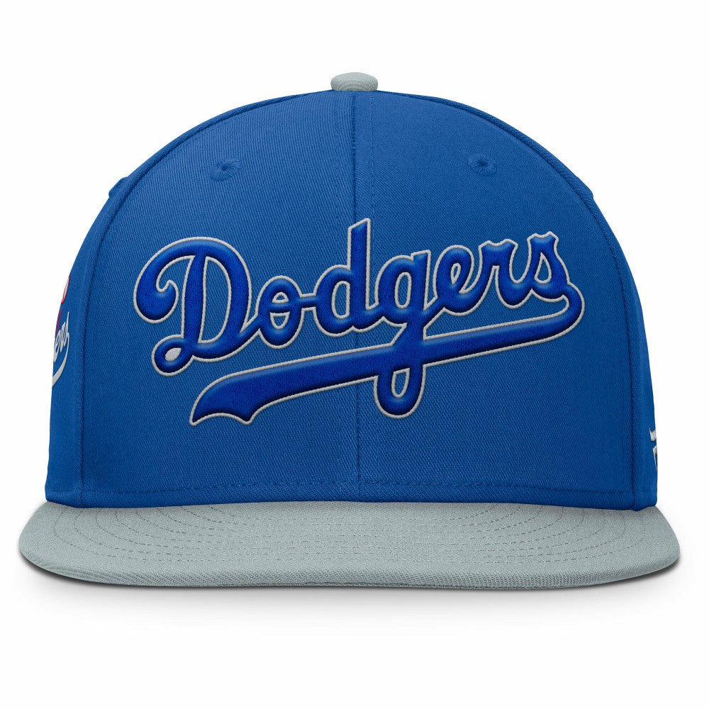 Los Angeles Dodgers Fanatics Yard Fitted Hat - Royal/Gray - Fanatics Sale