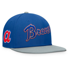 Atlanta Braves Fanatics Yard Fitted Hat - Royal/Gray - Fanatics Online