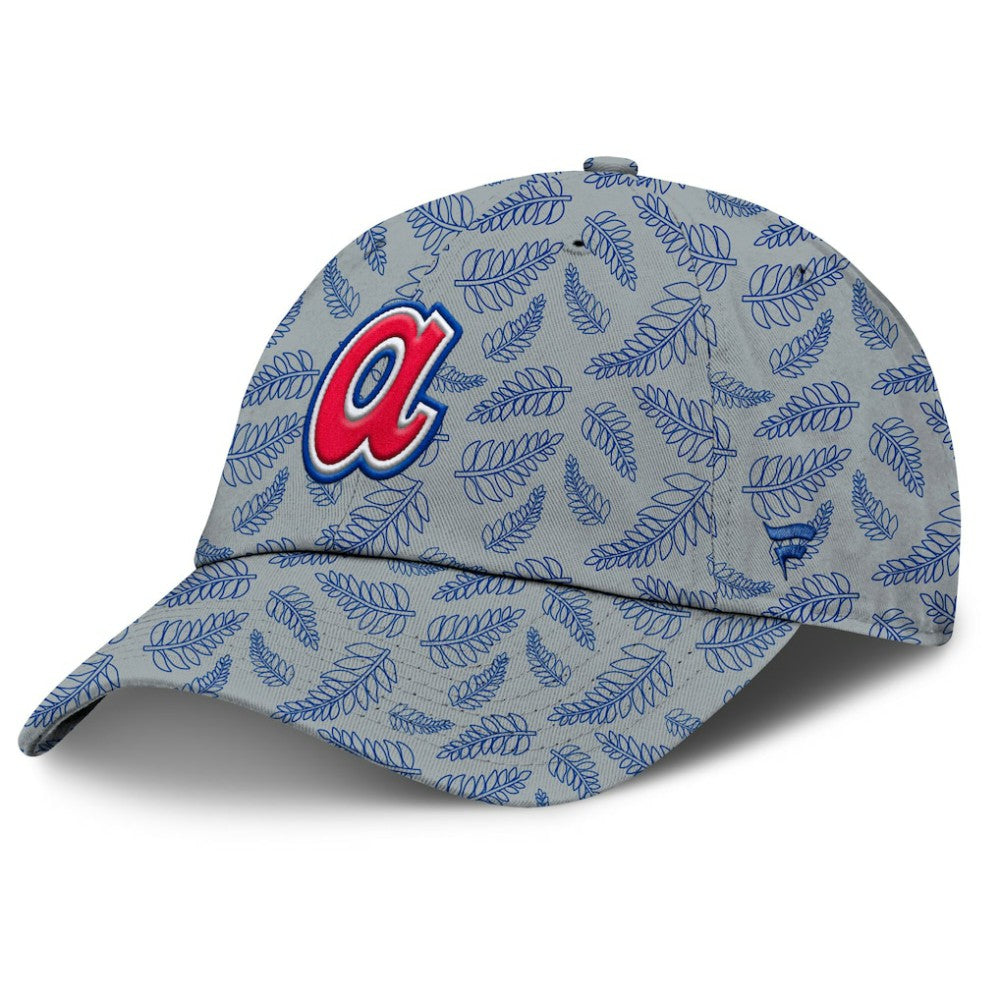 Atlanta Braves Fanatics Women's Cooperstown Collection Shift Adjustable Hat - Gray - Fanatics Lifestyle