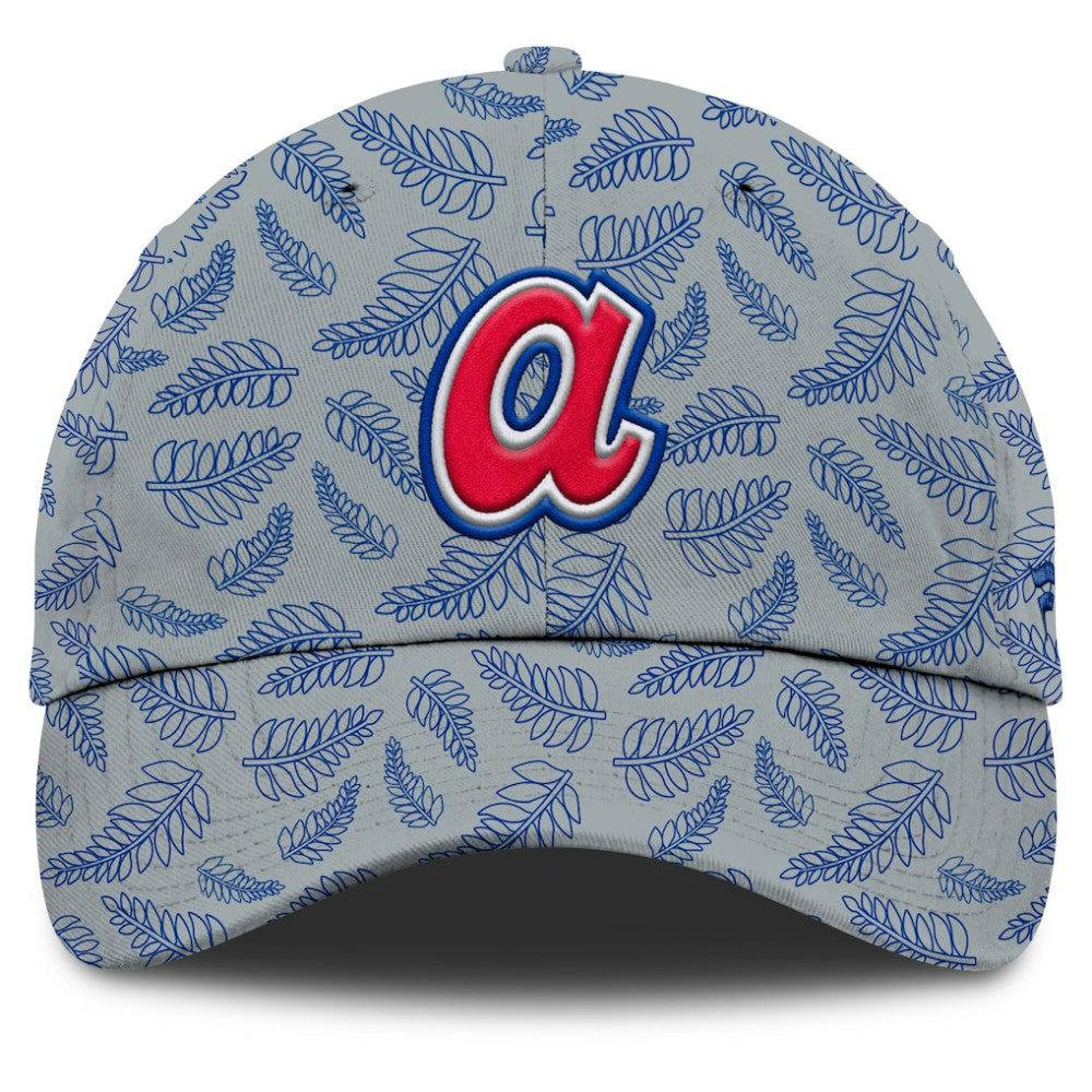 Atlanta Braves Fanatics Women's Cooperstown Collection Shift Adjustable Hat - Gray - Fanatics Lifestyle