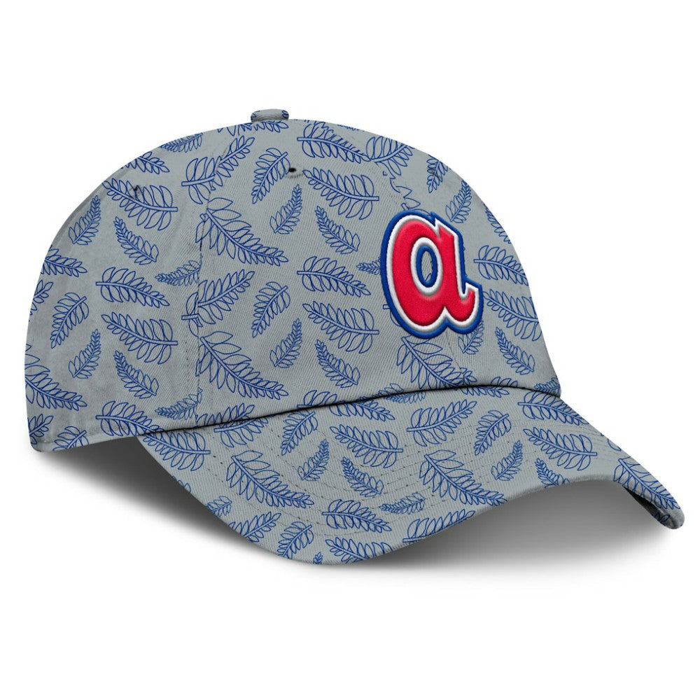 Atlanta Braves Fanatics Women's Cooperstown Collection Shift Adjustable Hat - Gray - Fanatics Lifestyle