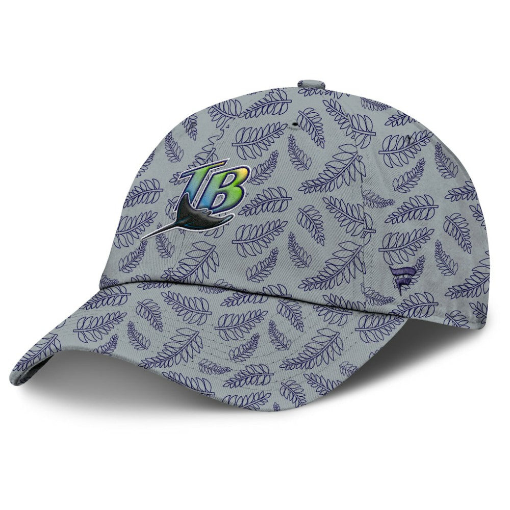 Tampa Bay Rays Fanatics Women's Cooperstown Collection Shift Adjustable Hat - Gray - Fanatics Lifestyle