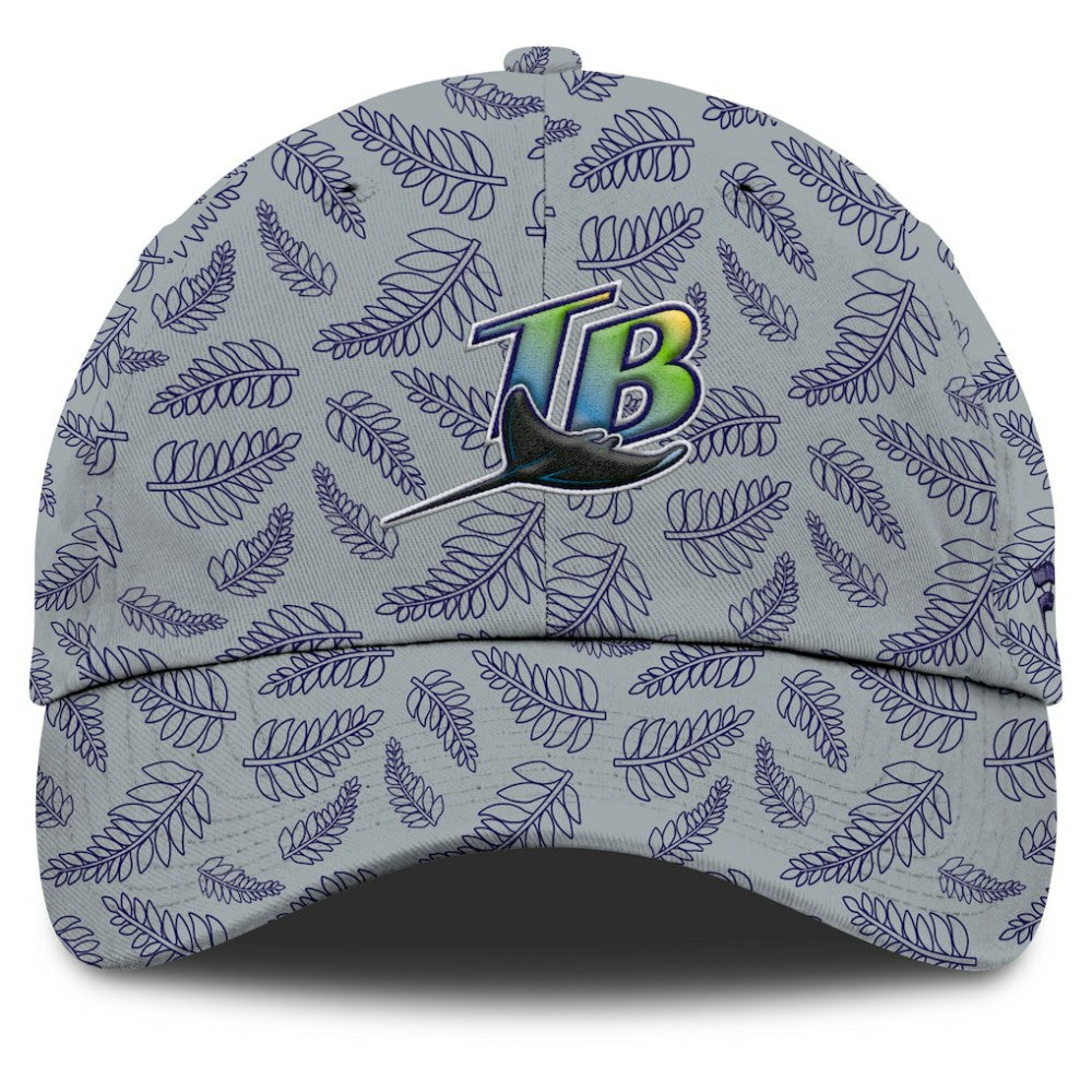Tampa Bay Rays Fanatics Women's Cooperstown Collection Shift Adjustable Hat - Gray - Fanatics Lifestyle
