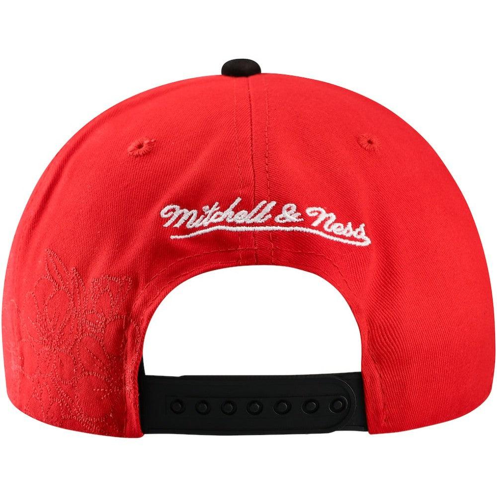 Detroit Red Wings Mitchell & Ness May Flowers Pro Crown Adjustable Hat - Red/Black - NHL 202492207