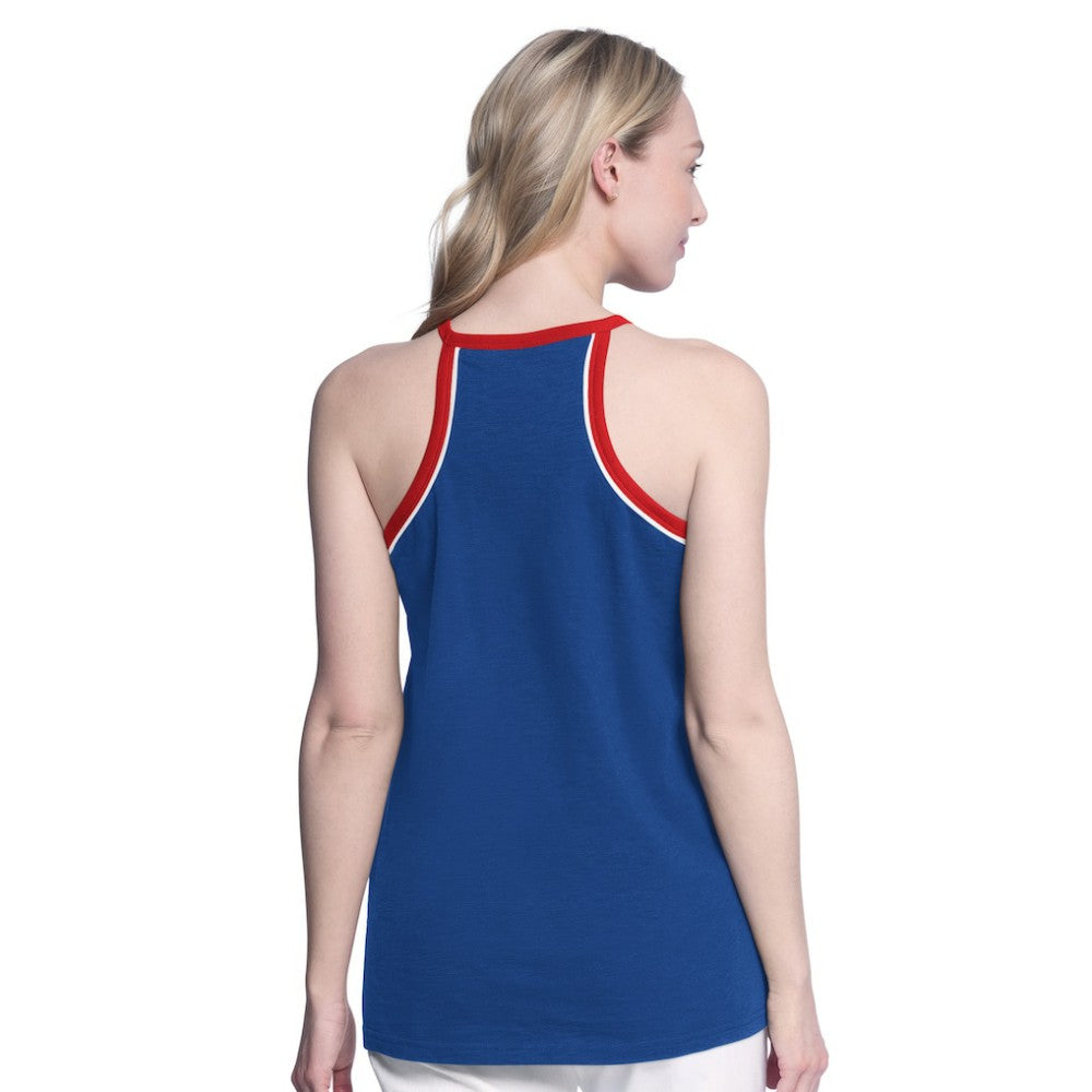 Chicago Cubs G-III 4Her by Carl Banks Women's Curveball Racerback Tank Top - Royal - MLB Online