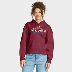Colorado Avalanche Fanatics Women's Authentic Pro Primary Pullover Hoodie - Burgundy - NHL 202492935