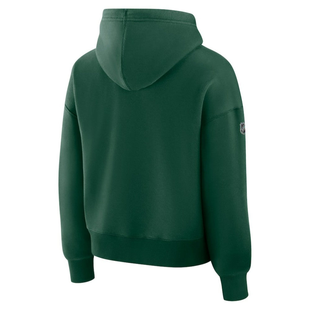 Minnesota Wild Fanatics Women's Authentic Pro Primary Pullover Hoodie - Green - NHL 202492956