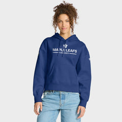 Toronto Maple Leafs Fanatics Women's Authentic Pro Primary Pullover Hoodie - Blue - NHL 202493000