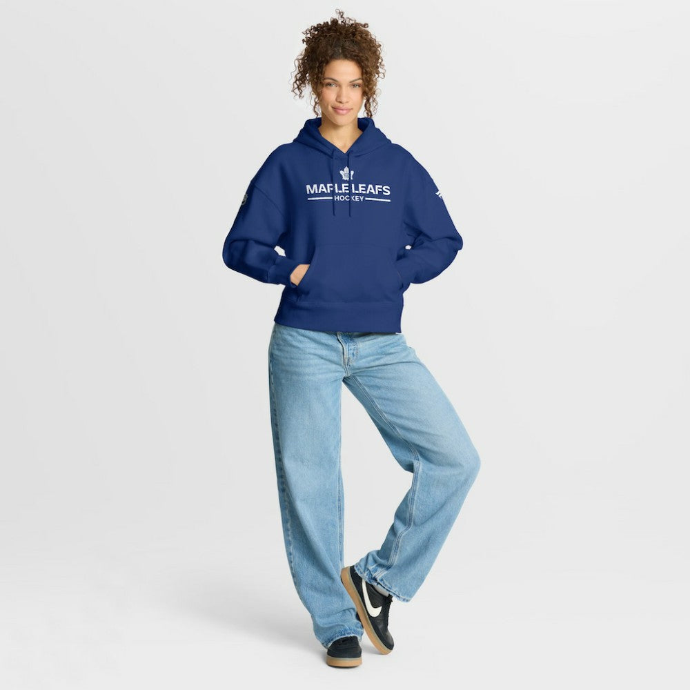 Toronto Maple Leafs Fanatics Women's Authentic Pro Primary Pullover Hoodie - Blue - NHL 202493000