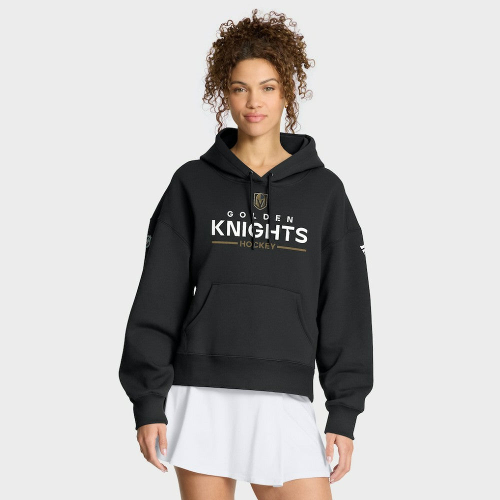 Vegas Golden Knights Fanatics Women's Authentic Pro Primary Pullover Hoodie - Black - NHL 202493005