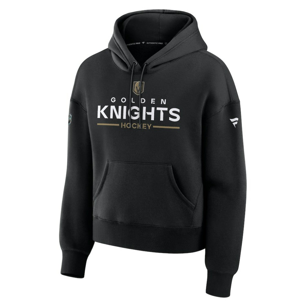 Vegas Golden Knights Fanatics Women's Authentic Pro Primary Pullover Hoodie - Black - NHL 202493005