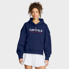 Washington Capitals Fanatics Women's Authentic Pro Primary Pullover Hoodie - Navy - NHL 202493009