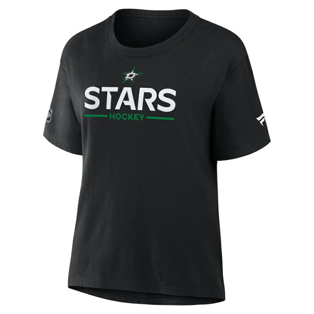 Dallas Stars Fanatics Women's Authentic Pro Primary T-Shirt - Black - NHL 202493015