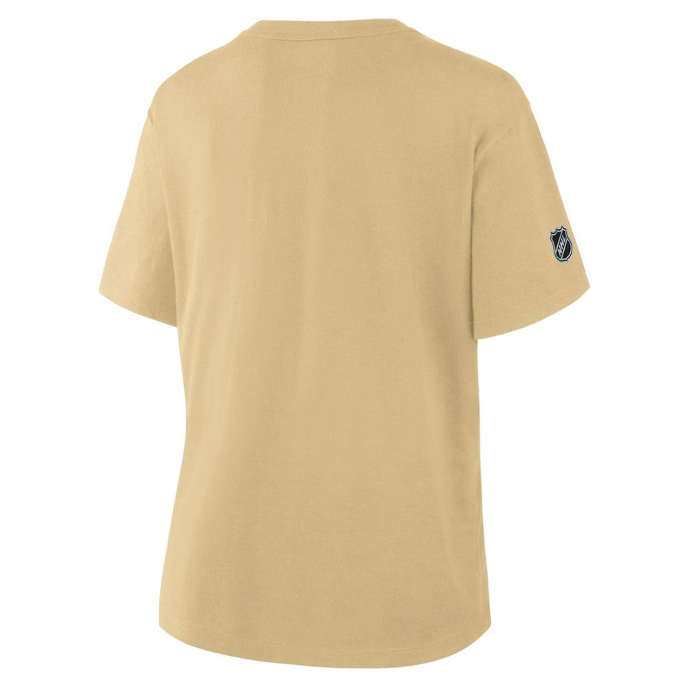 Vegas Golden Knights Fanatics Women's Authentic Pro Primary T-Shirt - Gold - NHL 202493093