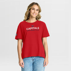 Washington Capitals Fanatics Women's Authentic Pro Primary T-Shirt - Red - NHL 202493100