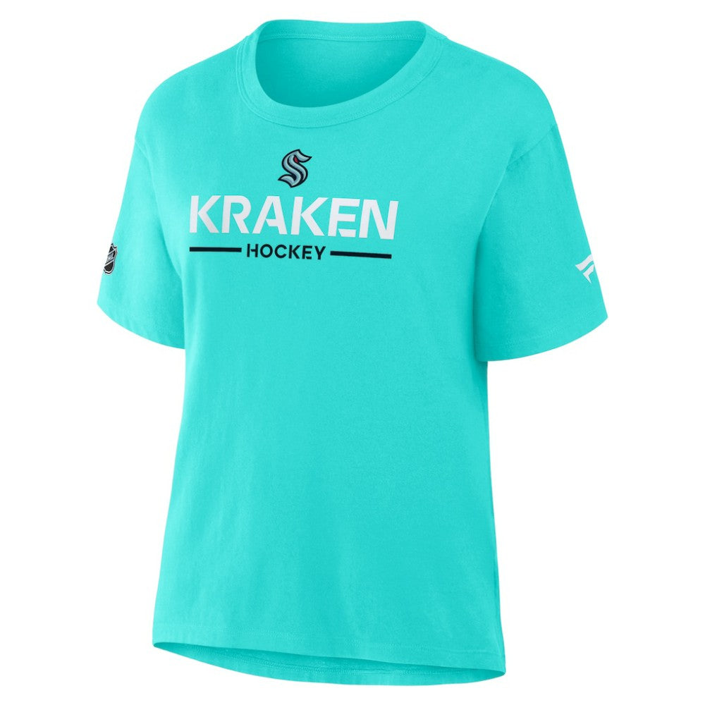 Seattle Kraken Fanatics Women's Authentic Pro Primary T-Shirt - Ice Blue - NHL 202493102