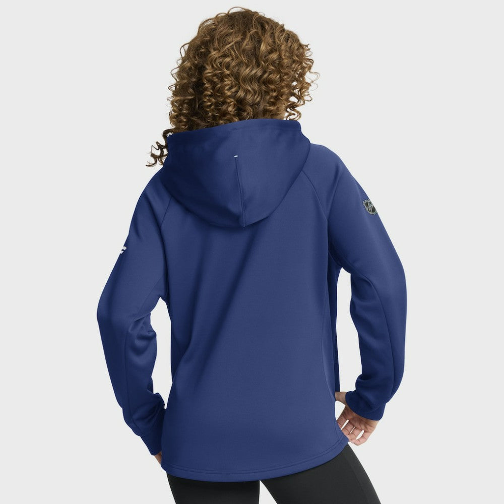 Tampa Bay Lightning Fanatics Women's Authentic Pro Rink Raglan Full-Zip Hoodie - Blue - NHL 202493218