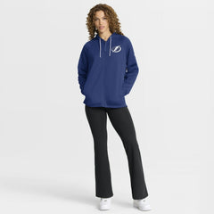 Tampa Bay Lightning Fanatics Women's Authentic Pro Rink Raglan Full-Zip Hoodie - Blue - NHL 202493218