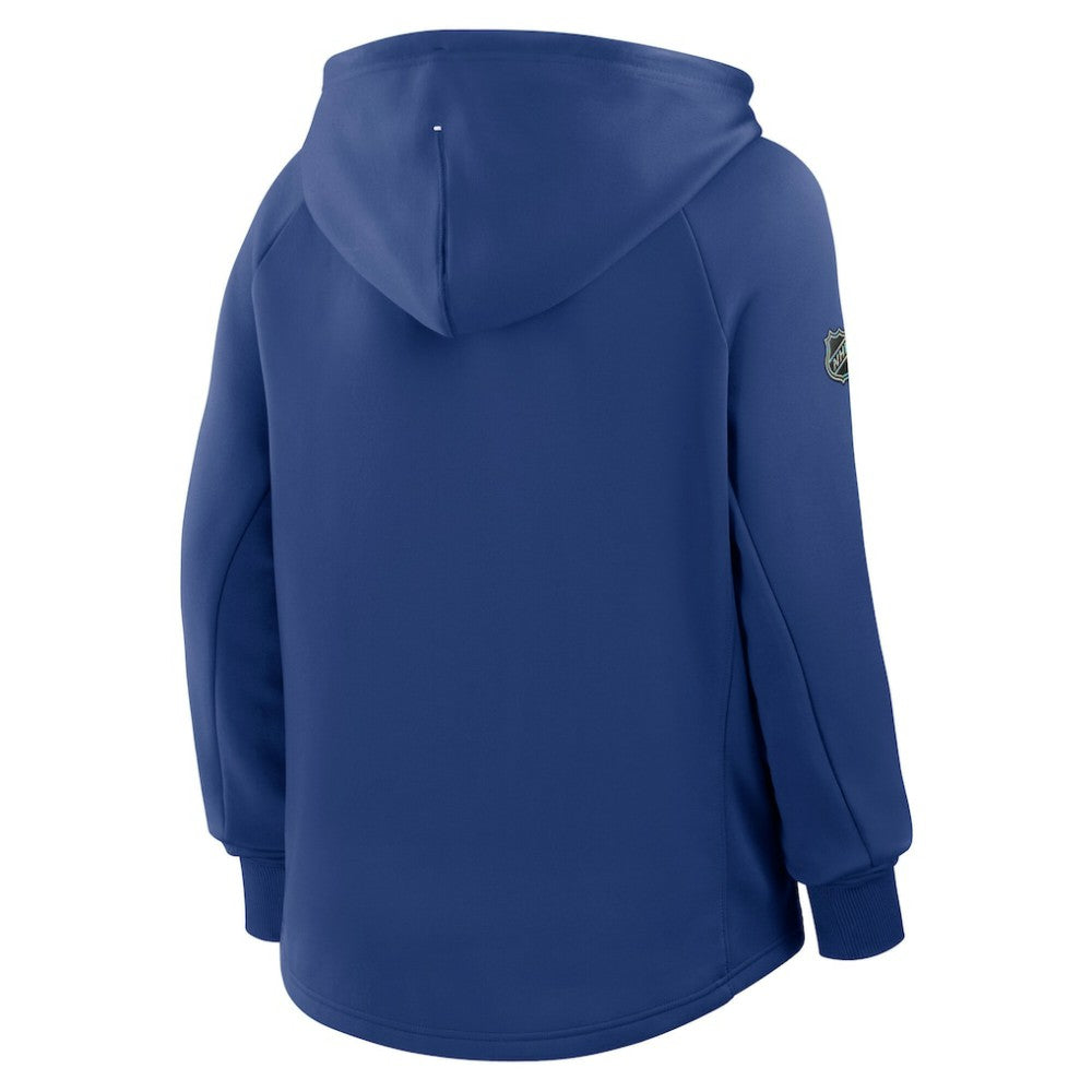 Toronto Maple Leafs Fanatics Women's Authentic Pro Rink Raglan Full-Zip Hoodie - Blue - NHL 202493221