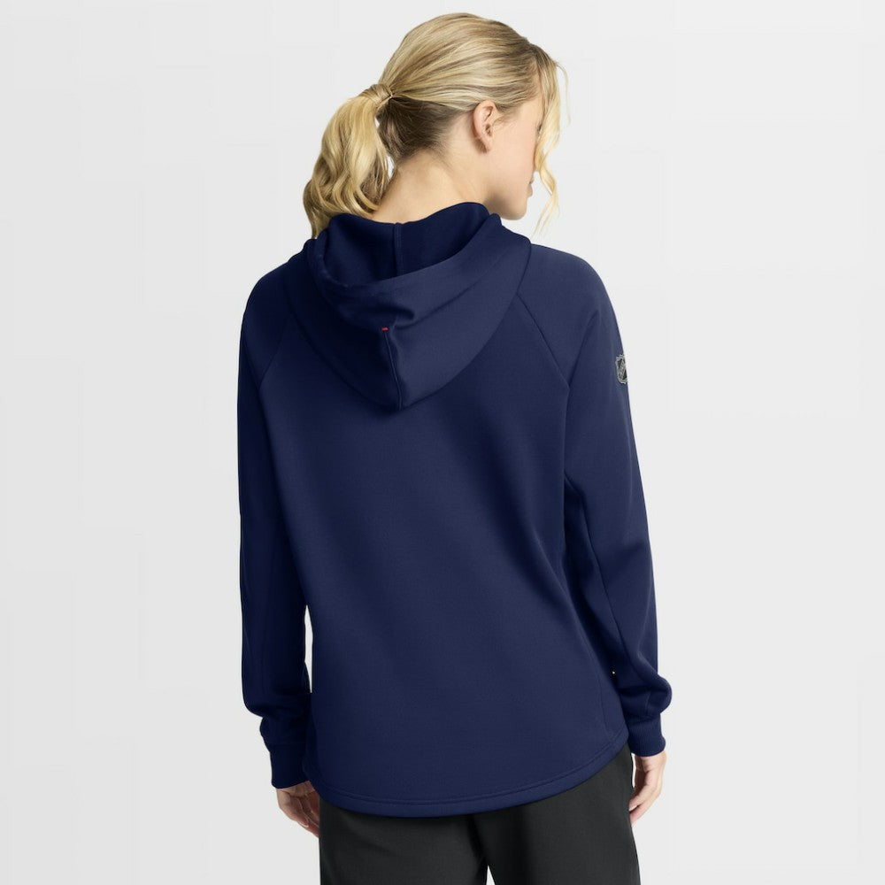 New York Rangers Fanatics Women's Authentic Pro Rink Raglan Full-Zip Hoodie - Navy - NHL 202493223