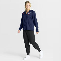 New York Rangers Fanatics Women's Authentic Pro Rink Raglan Full-Zip Hoodie - Navy - NHL 202493223