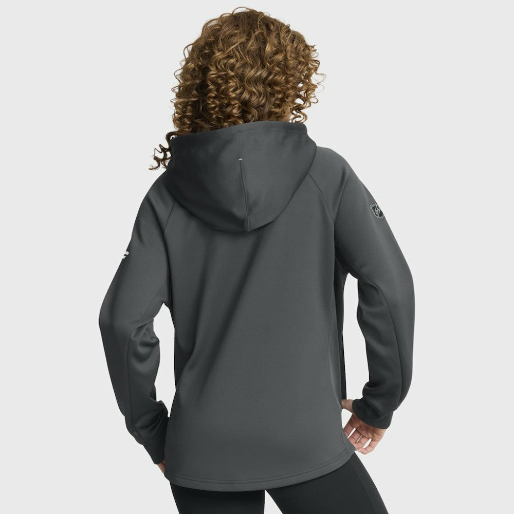 Vegas Golden Knights Fanatics Women's Authentic Pro Rink Raglan Full-Zip Hoodie - Black - NHL 202493224