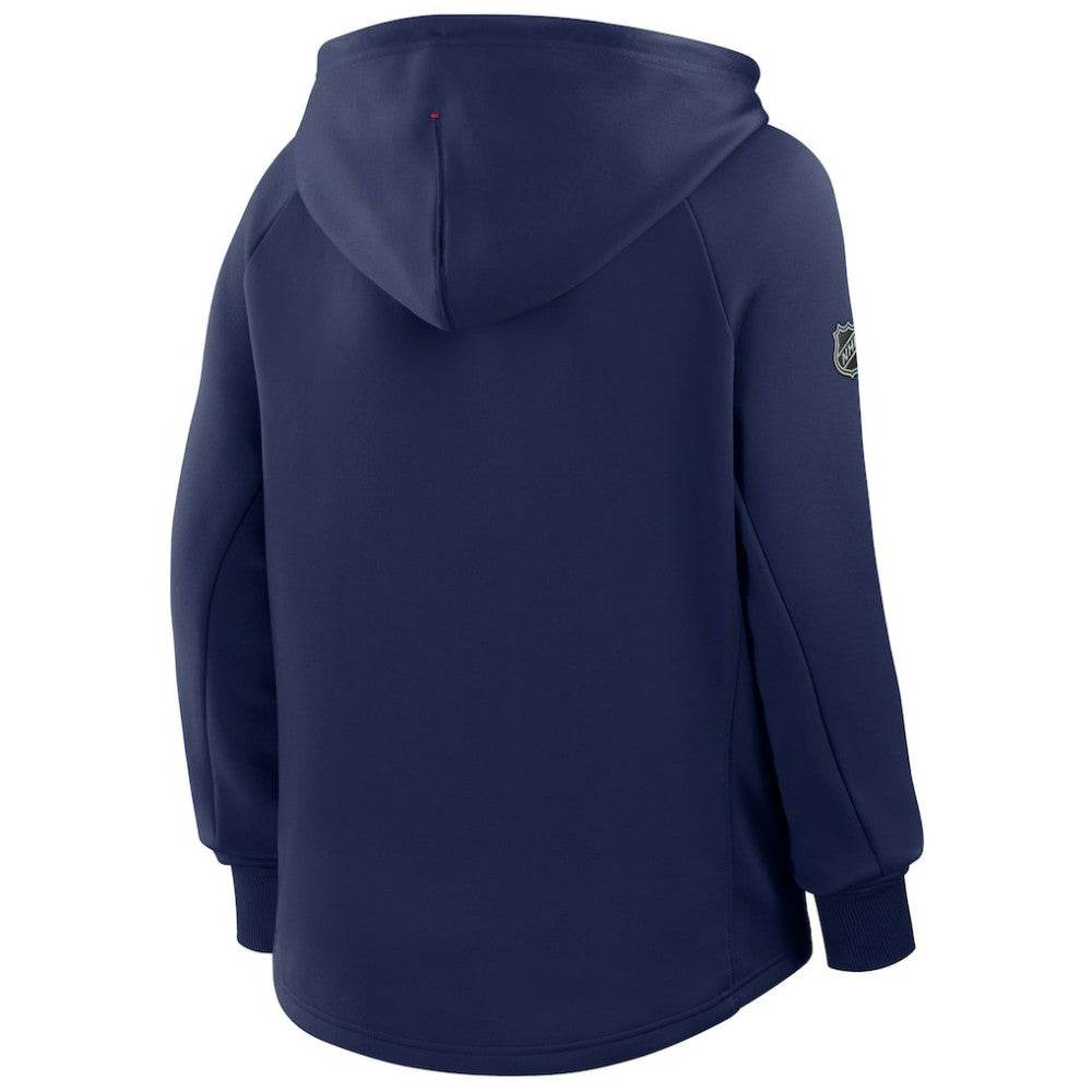 Washington Capitals Fanatics Women's Authentic Pro Rink Raglan Full-Zip Hoodie - Navy - NHL 202493226