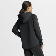 Pittsburgh Penguins Fanatics Women's Authentic Pro Rink Raglan Full-Zip Hoodie - Black - NHL 202493230