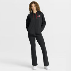 Carolina Hurricanes Fanatics Women's Authentic Pro Rink Raglan Full-Zip Hoodie - Black - NHL 202493233