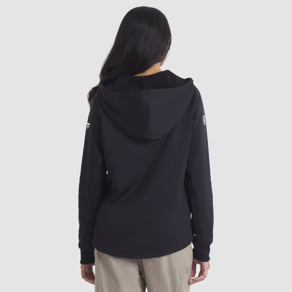 Detroit Red Wings Fanatics Women's Authentic Pro Rink Raglan Full-Zip Hoodie - Black - NHL 202493238
