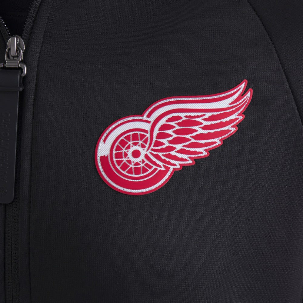Detroit Red Wings Fanatics Women's Authentic Pro Rink Raglan Full-Zip Hoodie - Black - NHL 202493238