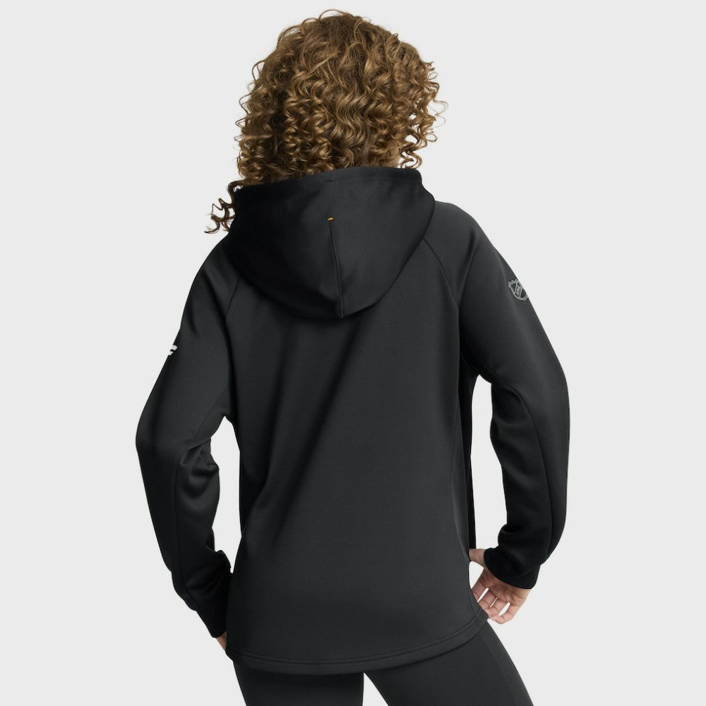 Boston Bruins Fanatics Women's Authentic Pro Rink Raglan Full-Zip Hoodie - Black - NHL 202493241