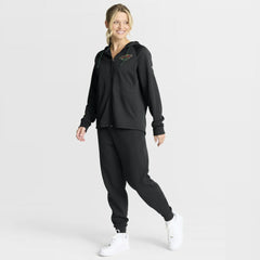 Minnesota Wild Fanatics Women's Authentic Pro Rink Raglan Full-Zip Hoodie - Black - NHL 202493244