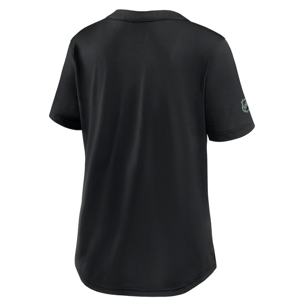 Detroit Red Wings Fanatics Women's Authentic Pro Rink Tech T-Shirt - Black - NHL 202493318